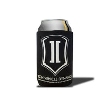 Load image into Gallery viewer, ICON Black Koozie w/Shield - Main Product View