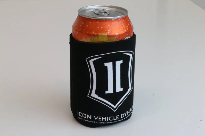 ICON Black Koozie w/Shield - Side View