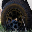 Load image into Gallery viewer, ICON Compass 17x8.5 5x5 -6mm Offset 4.5in BS Satin Black Wheel - Side View