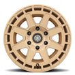 Load image into Gallery viewer, ICON Compass 17x8.5 6x5.5 0mm Offset 4.75in BS Satin Brass Wheel - Side View