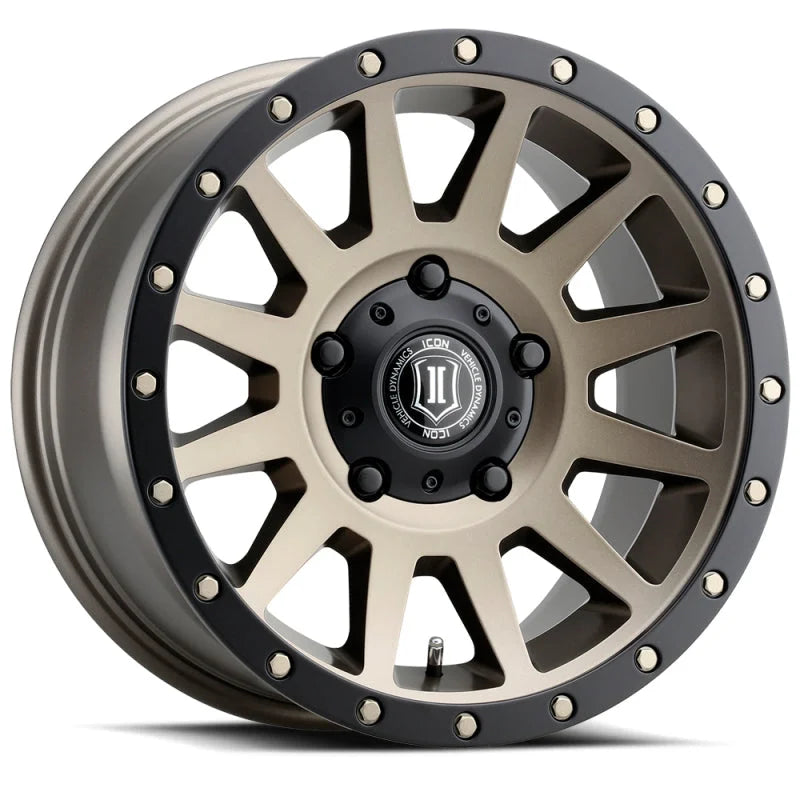 ICON Compression 17x8.5 5x150 25mm Offset 5.75in BS 110.1mm Bore Bronze Wheel - Main Product View