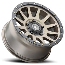 Load image into Gallery viewer, ICON Compression 17x8.5 5x150 25mm Offset 5.75in BS 110.1mm Bore Bronze Wheel - Side View