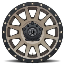 Load image into Gallery viewer, ICON Compression 17x8.5 5x150 25mm Offset 5.75in BS 110.1mm Bore Bronze Wheel - Detail View
