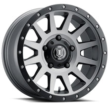 Load image into Gallery viewer, ICON Compression 17x8.5 5x150 25mm Offset 5.75in BS 110.1mm Bore Titanium Wheel - Main Product View