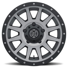 Load image into Gallery viewer, ICON Compression 17x8.5 5x150 25mm Offset 5.75in BS 110.1mm Bore Titanium Wheel - Detail View