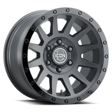 Load image into Gallery viewer, ICON Compression 17x8.5 6x135 6mm Offset 5in BS 87.1mm Bore Double Black Wheel - Main Product View