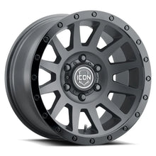 Load image into Gallery viewer, ICON Compression 18x9 6x135 6mm Offset 5.25in BS 87.1mm Double Black Wheel - Main Product View