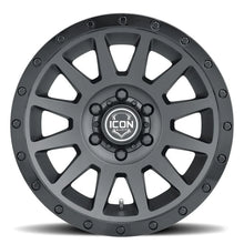 Load image into Gallery viewer, ICON Compression 18x9 6x135 6mm Offset 5.25in BS 87.1mm Double Black Wheel - Additional View 5