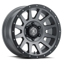 Load image into Gallery viewer, ICON Compression 18x9 6x5.5 0mm Offset 5in BS Titanium Wheel - Main Product View