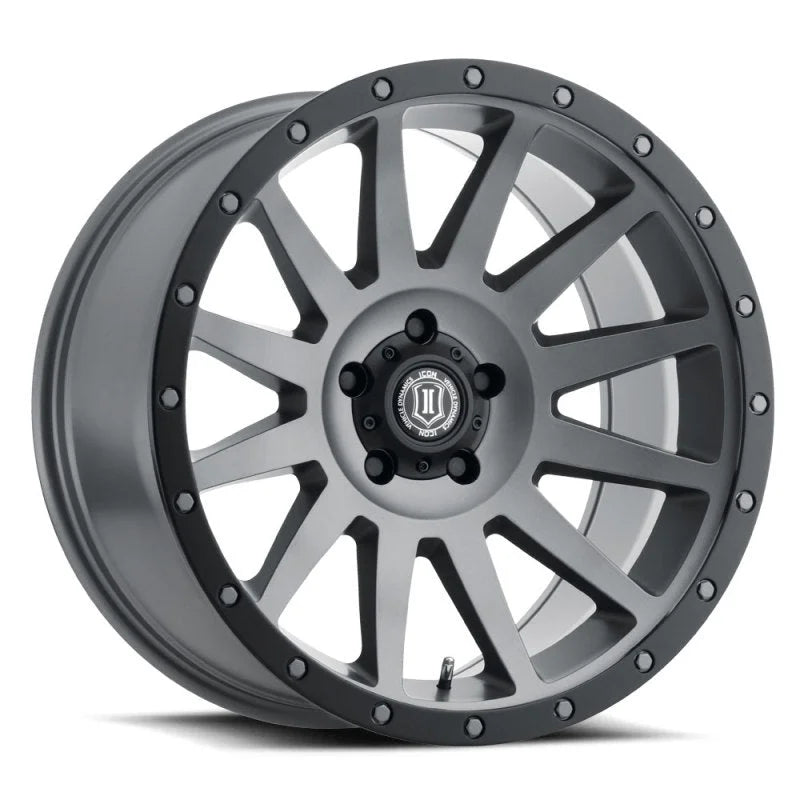 ICON Compression 20x10 6x135 -19mm Offset 4.75inBS Titanium Wheel - Main Product View