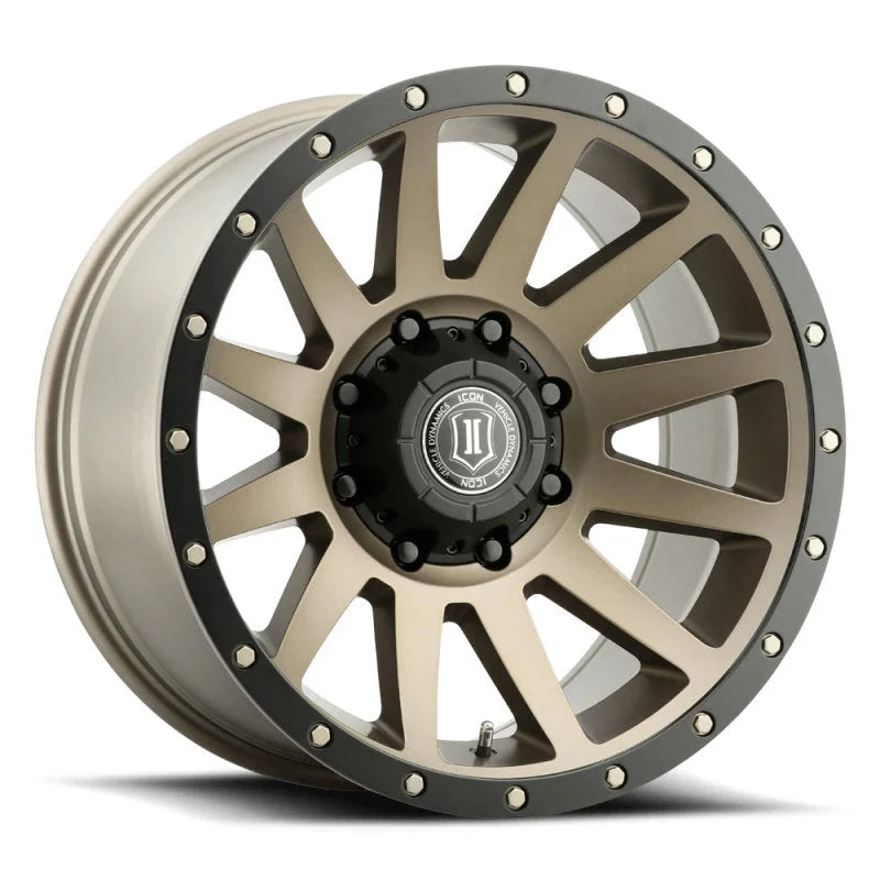 ICON Compression 20x10 8x170 -19mm Offset 4.75in BS 125mm Bore Bronze Wheel - Main Product View