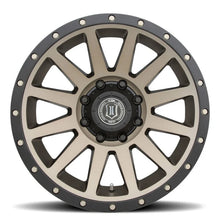 Load image into Gallery viewer, ICON Compression 20x10 8x180 -19mm Offset 4.75in BS 124.2mm Bore Bronze Wheel - Side View