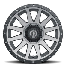 Load image into Gallery viewer, ICON Compression 20x10 8x180 -19mm Offset 4.75in BS 124.2mm Bore Titanium Wheel - Side View