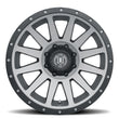 Load image into Gallery viewer, ICON Compression 20x10 8x6.5 -19mm Offset 4.75in BS 121.4mm Bore Titanium Wheel - Side View