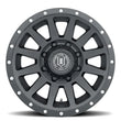 Load image into Gallery viewer, ICON Compression HD 18x9 8x165.1 12mm Offset 5.5in BS - Satin Black Wheel - Side View
