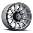 Load image into Gallery viewer, ICON Compression HD 18x9 8x170 6mm Offset 5.25in BS Titanium Wheel - Main Product View