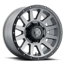 Load image into Gallery viewer, ICON Compression HD 18x9 8x170 6mm Offset 5.25in BS Titanium Wheel - Main Product View