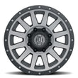 Load image into Gallery viewer, ICON Compression HD 18x9 8x6.5 12mm Offset 5.5in BS Titanium Wheel - Side View