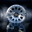 Load image into Gallery viewer, ICON Hulse 18x9 6x5.5 0mm Offset 5in BS Silver Machined - Side View