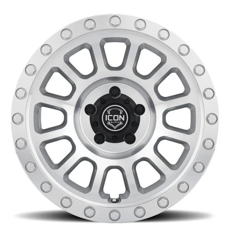 ICON Hulse 18x9 8x180 12mm Offset 5.5in BS Silver Machined - Installation View
