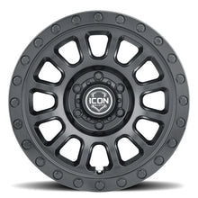Load image into Gallery viewer, ICON Hulse 18x9 x5 -12mm Offset 4.5in BS Double Black - Additional View 5