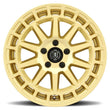 Load image into Gallery viewer, ICON Journey - 17x8 / 5x4.5 / +38mm / 6in BS - Gloss Gold Wheel - Side View