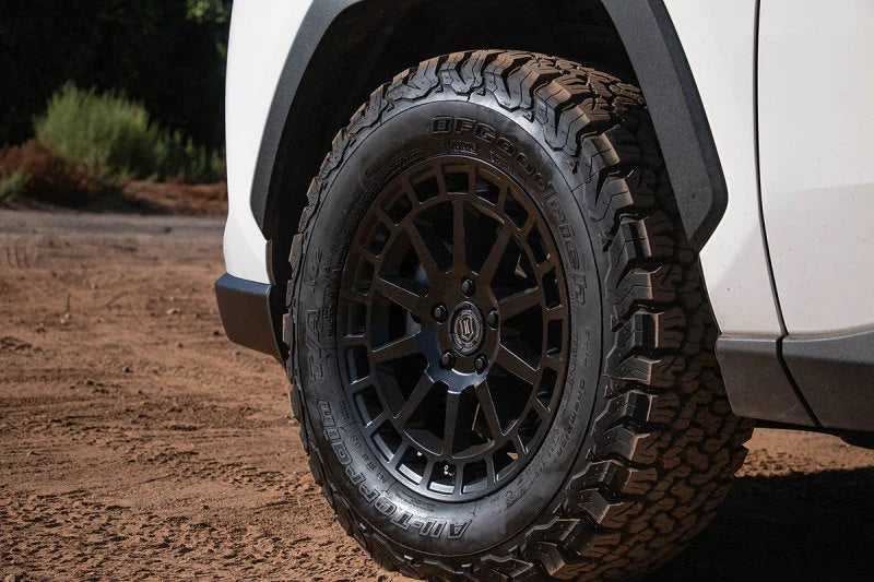 ICON Journey 17x8 5x4.5 38mm Offset 6in BS Satin Black Wheel - Side View