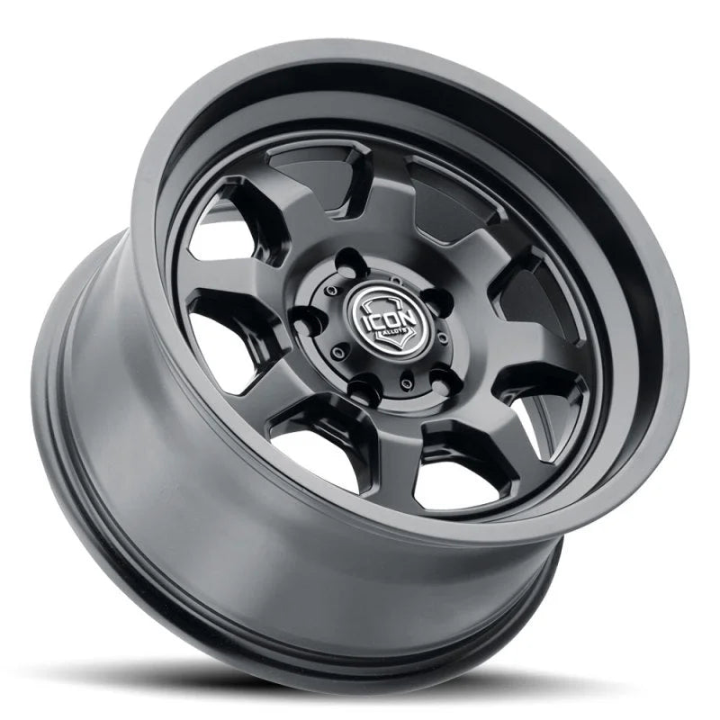 ICON Nuevo 17 X 8.5 6 X 135 6mm Offset 5in BS Satin Black - Additional View 7