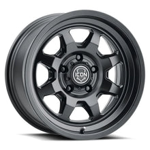 Load image into Gallery viewer, ICON Nuevo 17 X 8.5 6 X 5.5 0mm Offset 4.75in BS Satin Black - Main Product View