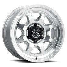 Load image into Gallery viewer, ICON Nuevo 17x8.5 / 6x135 / 6mm Offset 5in BS - Silver Machined - Main Product View