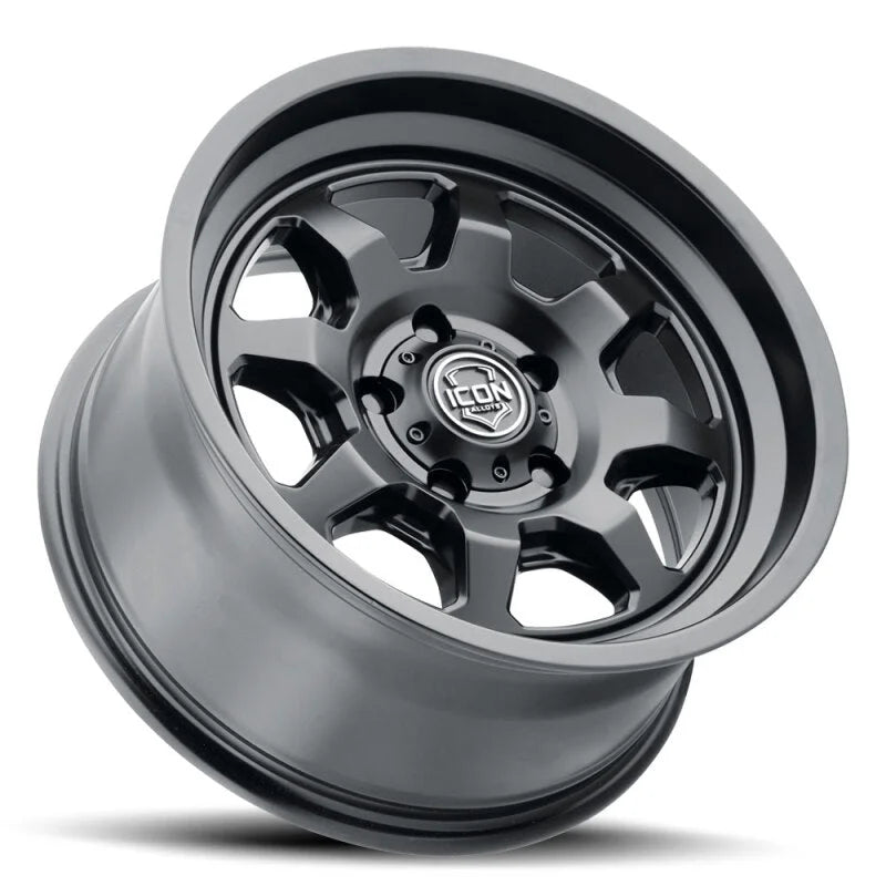 ICON Nuevo 17x8.5 / 6x5.5 / 25mm Offset / 5.75in BS - Satin Black Wheel - Additional View 7