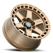 Load image into Gallery viewer, ICON Raider 17x8.5 6x120 0mm Offset 4.75in BS Satin Brass Wheel - Installation View