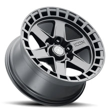Load image into Gallery viewer, ICON Raider 17x8.5 6x5.5 0mm Offset 4.75in BS Satin Black Wheel - Detail View