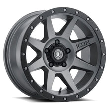 Load image into Gallery viewer, ICON Rebound 17x8.5 5x4.5 0mm Offset 4.75in BS 71.5mm Bore Titanium Wheel - Main Product View