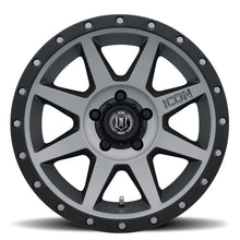 Load image into Gallery viewer, ICON Rebound 17x8.5 5x5.5 0mm Offset 4.75in BS 77.9mm Bore Titanium Wheel - Side View