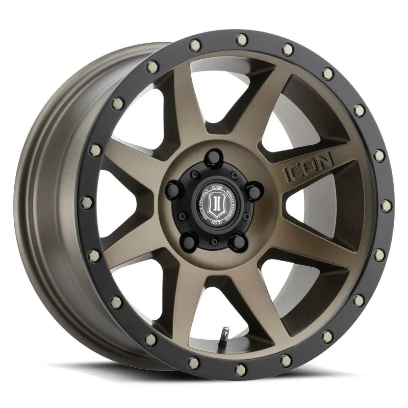ICON Rebound 17x8.5 5x5.5 0mm Offset 4.75in BS Bronze Wheel - Main Product View