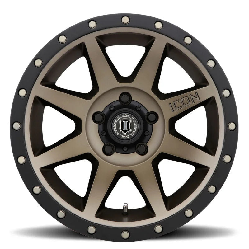 ICON Rebound 17x8.5 5x5.5 0mm Offset 4.75in BS Bronze Wheel - Side View
