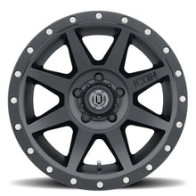 Load image into Gallery viewer, ICON Rebound 17x8.5 5x5.5 0mm Offset 4.75in BS Satin Black Wheel - Side View