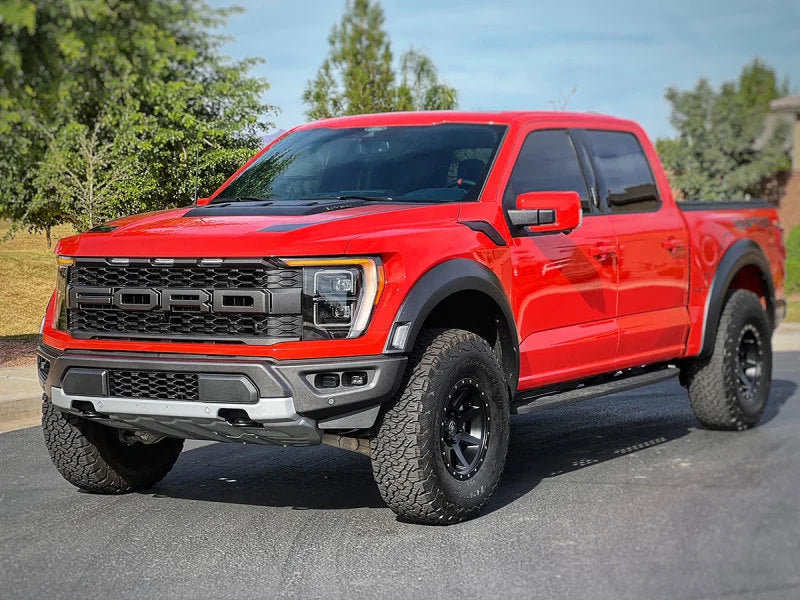 ICON Rebound 17x8.5 6x135 6mm Offset 5in BS 87.1mm Bore Satin Black Wheel - Installation View