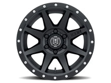 Load image into Gallery viewer, ICON Rebound 17x8.5 6x5.5 25mm Offset 5.75in BS 95.1mm Bore Satin Black Wheel - Side View