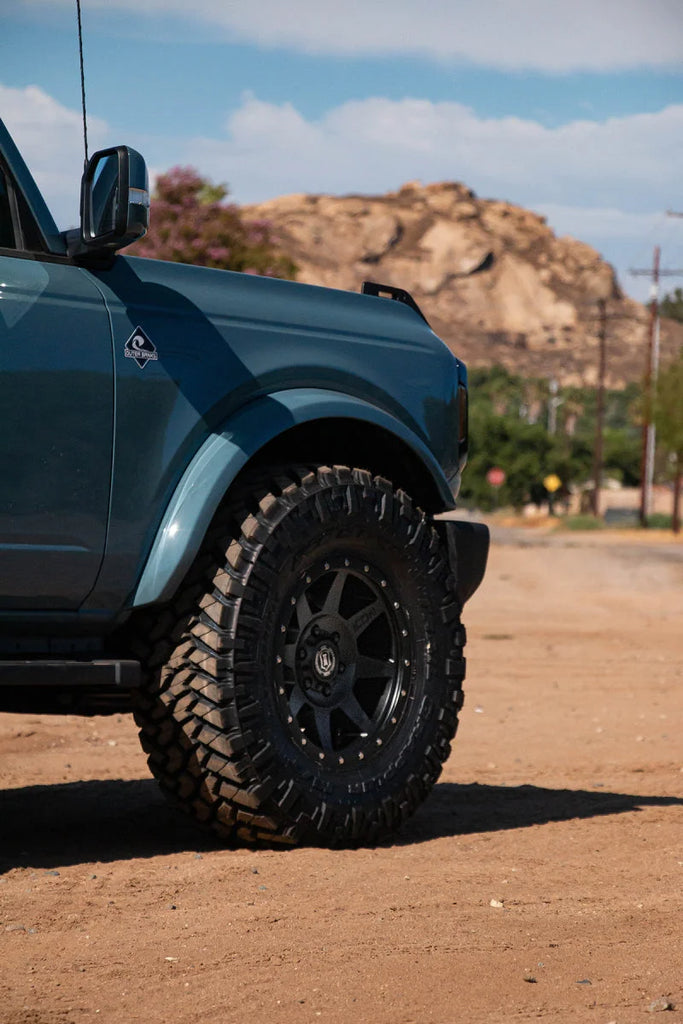 ICON Rebound 17x8.5 6x5.5 25mm Offset 5.75in BS 95.1mm Bore Satin Black Wheel - Installation View