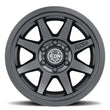 Load image into Gallery viewer, ICON Rebound 17x8.5 6x5.5 25mm Offset 5.75in BS 95.1mm Bore Satin Black Wheel - Side View