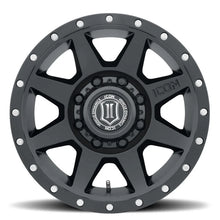 Load image into Gallery viewer, ICON Rebound 17x8.5 8x170 6mm Offset 5in BS 125mm Bore Satin Black Wheel - Installation View