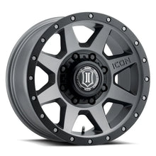 Load image into Gallery viewer, ICON Rebound 17x8.5 8x6.5 13mm Offset 5.25in BS 121.4mm Bore Titanium Wheel - Main Product View