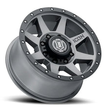 Load image into Gallery viewer, ICON Rebound 17x8.5 8x6.5 13mm Offset 5.25in BS 121.4mm Bore Titanium Wheel - Installation View