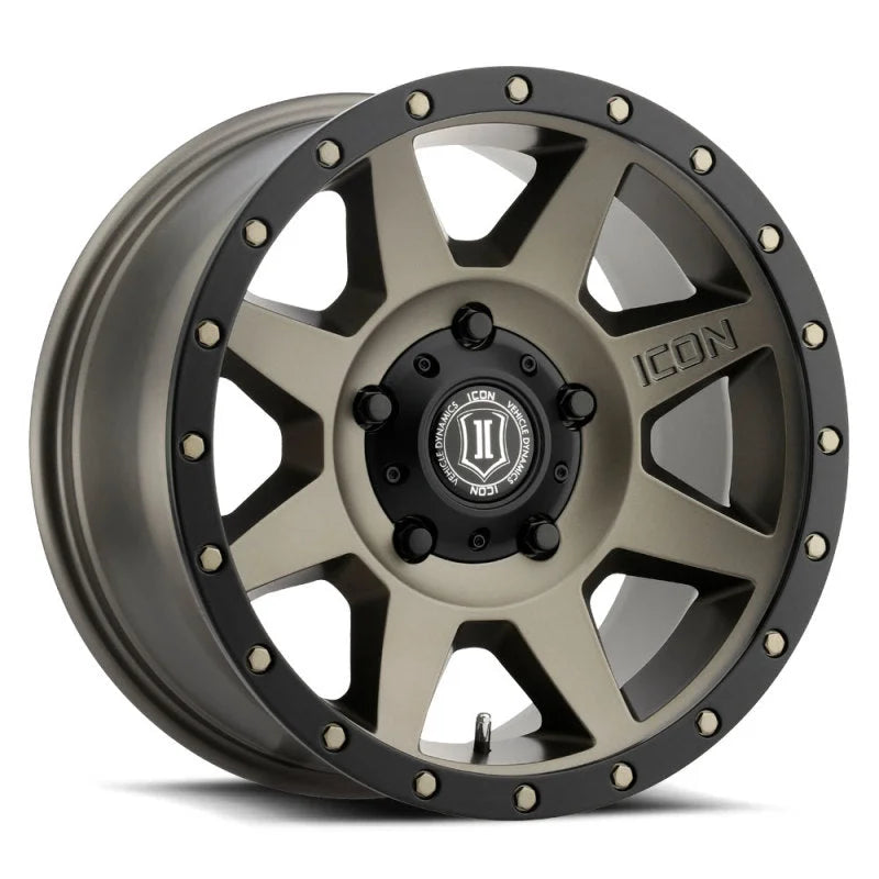ICON Rebound 18x9 5x150 25mm Offset 6in BS 110.1mm Bore Bronze Wheel - Main Product View