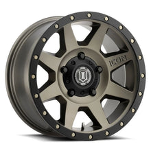 Load image into Gallery viewer, ICON Rebound 18x9 5x150 25mm Offset 6in BS 110.1mm Bore Bronze Wheel - Main Product View