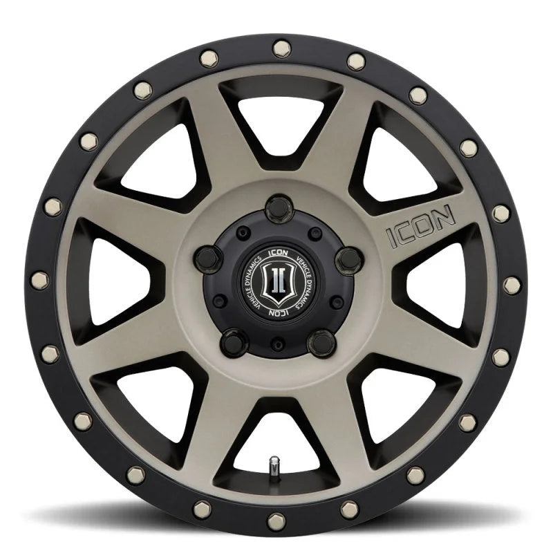 ICON Rebound 18x9 5x150 25mm Offset 6in BS 110.1mm Bore Bronze Wheel - Side View
