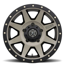 Load image into Gallery viewer, ICON Rebound 18x9 5x150 25mm Offset 6in BS 110.1mm Bore Bronze Wheel - Side View