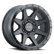 Load image into Gallery viewer, ICON Rebound 18x9 6x135 6mm Offset 5.25in BS 87.1mm Bore Double Black Wheel - Main Product View
